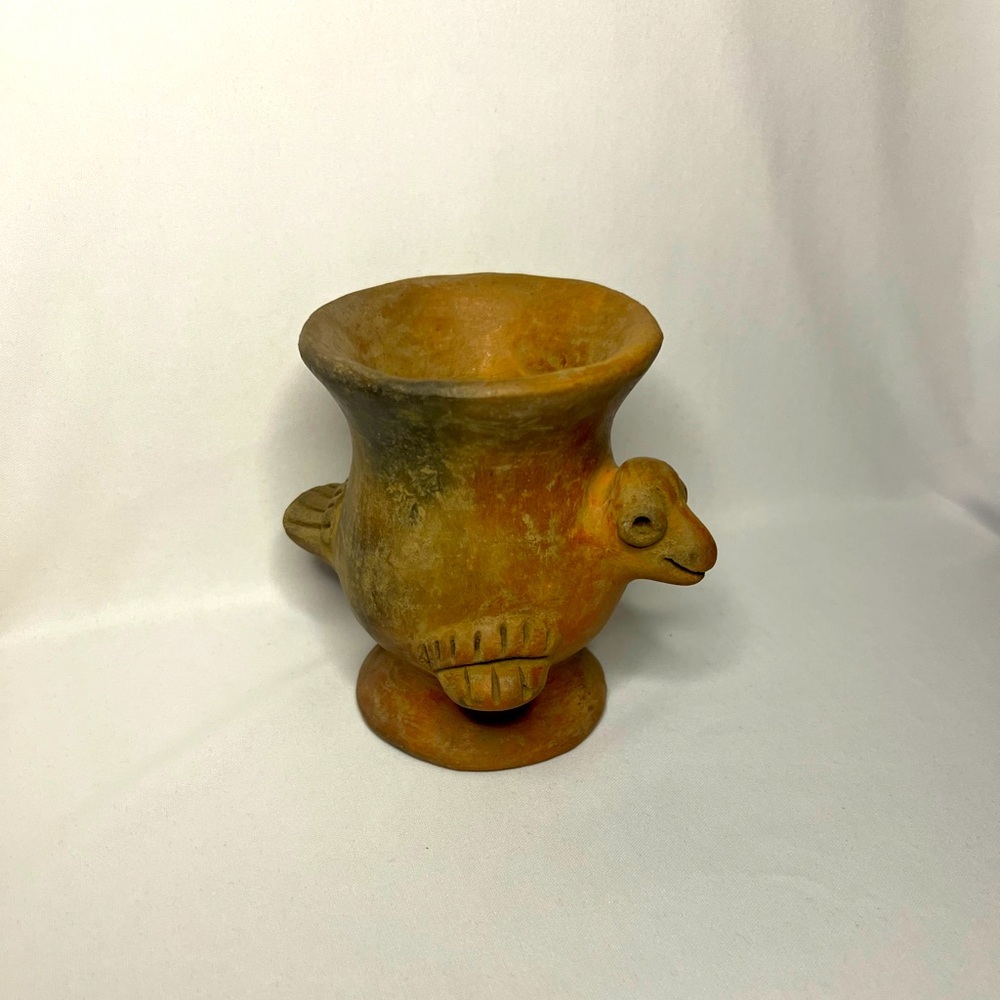 Handcrafted Ceramic Bird Vase